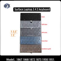 Original laptop keyboard suitable for Microsoft Surface laptops 3 4 5 6 13 5 inches 15 inches 1868 1867 1872 1873 1950 brand new
