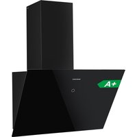 TopStrong 60cm Black Wall-Mount with 700m³/h Tempered Glass Touch Control Aluminum LED 3 Speed fan kitchen Extractor Cooker Hoo