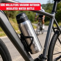 Bikingwater bottle,bicycle water bottle, stainless steel bicycle accessories kettle, cycling kettle, thermal insulation and cold