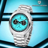 Pagani design men's Watch Panda Dial Fashion Men's Quartz Watch Luxury Sapphire VK63 Sports Chronograph Stainless steel New 2026