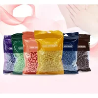 100g Depilating Wax Bean Dregs Without Clean Depilating Bikini Wax Strips for Hair Removal Hard Wax Beans