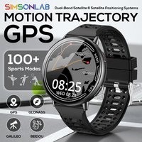 2025 Exquisite GPS Smart Watch Wireless BT Call Answer IP68 Waterproof Outdoor Sports Record Heart Rate Monitor for Men Women