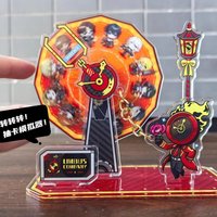In Stock Limbus Company 12 Sinners Triangular Double Flash Badge Rotating Acrylic Set Anime Peripheral For Fans Collection