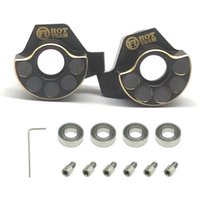 Hot Team Tungsten Steel & Brass Steering Knuckle RC Axle Counterweights for Axial SCX30 1/30 RC Crawler Upgrade Accessories