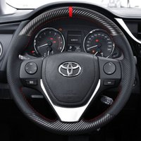 Custom Car Lenkrad Abdeckung 100% Fit Für Toyota 2013-2018 Corolla 2014-2019 Corolla iM (UNS) 2017-2018 Auris Auto Zubehör