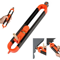 Profile Scribing Ruler Contour Gauge With Lock Adjustable Locking Precise Woodworking Measuring Gauge Measurement Tool