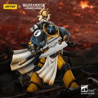 【Accessories】JOYTOY Warhammer 1/18 Action Figures Imperial Fists Librarian Consul with Force Axe and Bolt Pistol Model Toy