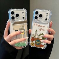 Hot TV Drama Gilmore Girls Phone Case For iPhone 17 16e 16 15 14 13 12 11 Mini Air Pro Max Plus Anti Fall Transparent Cover