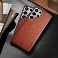 Case for Samsung Galaxy S24 S26 S25 S23 S22 S21 S20 Ultra Plus Edge 5G funda solid color vintage leather coque cover