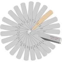 32 Piece Feeler Gauge Portable Durable Various Specifications Arc Stainless Steel Feeler Gauge Gap Gauge Rangefinder