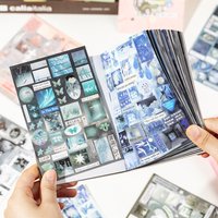 30 Sheets Cute Flash Decorative Cut Film Y2K Sticker Book Journal Stickers Handbook Scrapbooking Decoration Aesthetic Stickers