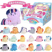 Reesee Original My Little Pony Blind Bag Serie Plush Trendy Anime Doll Ornamental Pendant Cartoons Cute Soft Doll Girl Toys Gift