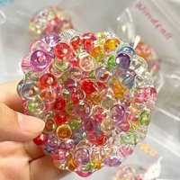 1Pc Creative Explosion Beads Handmade Ball Stress Relieving Toys Slow Rebound Toy Fidget Toy Children Decompression Toys