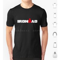 AliExpress wanderballon Irondad , Triathlon Dad , Triathlete Daddy T Shirt Cotton Men Women DIY Print Triathlon Irondad Run Bike Swim Fitness Cycling