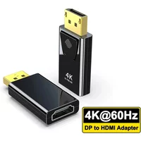 DP to HDMI-compatible Converters PC TV Projector Displayport Male to Video Female Dongle for Office Caring Computer