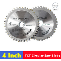 1pcs TCT woodworking saw blade 4-inch x1.8x20x30T/40T multifunctional circular cutting disc for cutting wood cutting tools