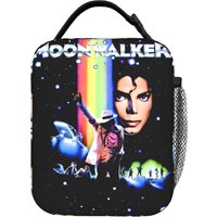 MJ king of pop Insulated Lunch Bags Portable Meal Container Cooler Bag Tote Lunch Box College Picnic Food Bag