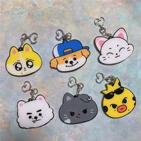 New Kpop Korean SUNOO SUNGHOON JAKE Big Shake Acrylic Keychain Accessaries Cartoon Bag Pendant Funny Keyring 10CM