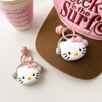Cartoon Hello Kitty Sanrio silicone Soft Protective For AirTag Case Locator Tracker Keychain Shell for Air Tag Case Cover