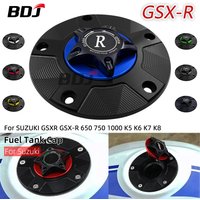BDJ GSXR Gas Fuel Tank Cap Oil Fuel Tank Cap For Suzuki GSXR GSX-R 650 750 1000 K5 K6 K7 K8 K9 K11 Quick Disassembly Cap
