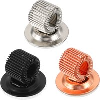 2/3/4Pcs Metal Single Hole Pen Loop Holder Rotatable Self Adhesive Pens Clip With Spring Loop Pen Holder Clips Office Supplies