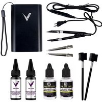 New Technology Hair Extension Machine Kit for Human Hair Extension Hair Extensions Set with Glue&UV Lamp Beauty Health Supplies