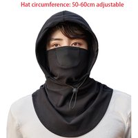 AliExpress NONE Winter Warm Pullover Cap Outdoor Sports Windproof Riding Helmet Hat With Scarf Unisex Skiing Mask Cap Driving Cold Hat Head Wrap