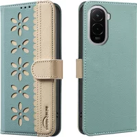 For Poco M7 4G Case For Xiaomi Poco M7 4G 169.48mm Case Leather Wallet Flip Case For Xiaomi Poco M7 4G Protective Cover Fundas