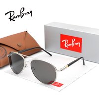 RareBray Fashion Classic Men's Pilot Style Sunglasses Polarized UV400 Summer Glasses For Women Vacation Leisure Glasses
