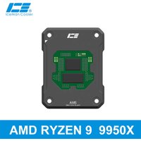 IceManCooler CPU Open Cover Protector For AMD AM5 Processor,9800X3D 9950X Delid Die Guard Frame,7075 Aluminum,Black