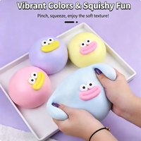 Smushers Face Squishy,Smushers Squishy with Interchangeable Faces, Soft Slow Rebound Sensory Squeeze Balls for Adults