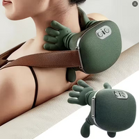 1pc USB N7 Massager with 6D Hand Simulation & Finger Nodes - Portable Neck/Shoulder/Back Massager Suitable for, Muscle