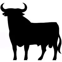 New Design Super Cool Cute Cow Silhouette Cartoon Decorative Painting Scratches Car Decal Vinyl Decal Art Deco Figure PVC, 14cm