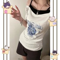 Love and Deepspace T-shirt+shorts Set Cartoon Anime Two-piece Summer Cool Clothes Fashion Tops Party Gifts