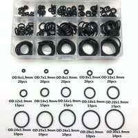 Nitrile Rubber O-Ring Seal NBR Sealing CS 0.4/0.5/0.7/0.8/1/1.5/1.8/1.9/2.4/2.65/3.1mm Washer Set Repair Kit Watch Gasket Box