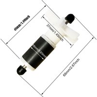 for Lay Z Spa Hot Tub Pump Impeller Rotor Pump Replacement E02 Fix Water Pump Impeller Silent Mini Aquarium Garden Pool Accessor