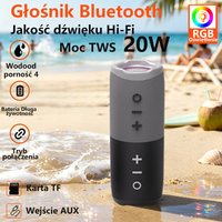 ZEALOT-M5 Tragbarer kabelloser Lautsprecher, 20W magnetischer Bluetooth-Lautsprecher, 20W Mini-Lautsprecher mit Freisprechfunktion, Macaron-Farbe, Stereo-Lautsprecher, unterstützt Micro-SD-Karte,
