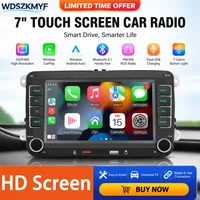 7inch Car Multimedia Player Radio Wireless CarPlay Android Auto FM RDS 2 Din Player Car Radio For VW Golf MK5 MK6 Polo Passat