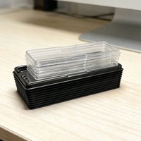 10pcsset Long DIMM Memory Holder Clamshell Protective Storage Case for DDR DDR2 DDR3 DDR4 DDR5 RAM Module