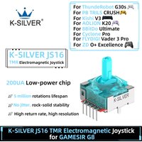 2/10PCS K-SILVER JS16 PRO TMR Electromagnetic Joystick For Chicken G8 Game Controller No Drift High-Precision Low-Power