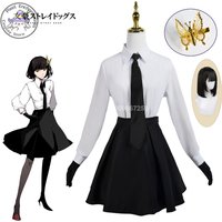Bungo Stray Dogs Akiko Yosano Cosplay Costume Coat Shirt skirt Complete Anime Set Cos Halloween Party Carnival Costume Comic Con