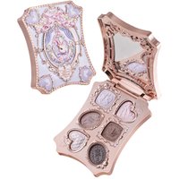 Flower Knows Bunny Garden 6-Color Makeup Eyeshadow Palette Matte Fine Shimmer Pearl Face Palette 6 Colour Glitter Eye Shadow
