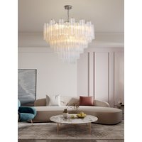 E14 LED Dimmable Home Deco French Series Glass Chandelier Lighting Suspension Luminaire Lampen Hanging Light For Living Room