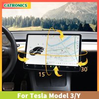 Kit de montage inclinable et rotatif pour écran Tesla Model 3 Highland Y Juniper 2017-2026, support rotatif pour écran multidirectionnel