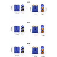 EC3 EC5 EC8 plug battery motor male and female head aviation model high current plug connector