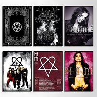 ROCK Band H-HIM Poster Elegant And Affordable Wall Art Stickers For Dormitory Living Room And Bedroom Spaces