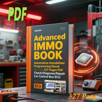 Advanced IMMO BOOK Automotive Immobilizer Programming Ebook 327 Pages PDF Check/Diagnose/Repair Car Control Box ECU Teaching