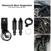 Motorcycle Rear Air Ride Suspension Aluminum For Harley Touring Road King Road Electra Stree Glide Ultra Limited CVO 1994-2025