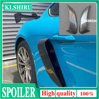 For Porsche 718 Boxster Cayman 2016-2020 718 Carbon Fiber FRP Side Vents Air Intake Trim Bumper Spoiler Car Accessories Body Kit