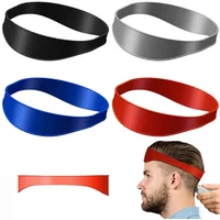 New DIY Home Haircuts Curved Headband Fade Haircut Tool Silicone Neckline Shaving Template and Hair Cutting Guide